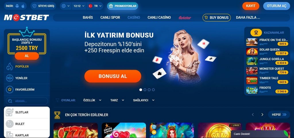 Türkiye'de MostBet
